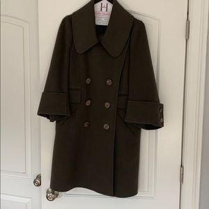 Hanii Y wool coat in Fawn brown